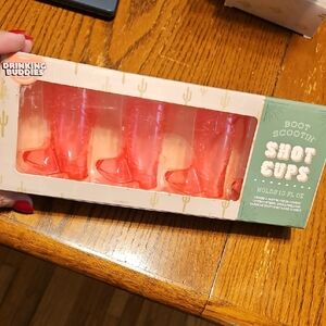 Drinking Buddies Boot Scootin' Shot Cups